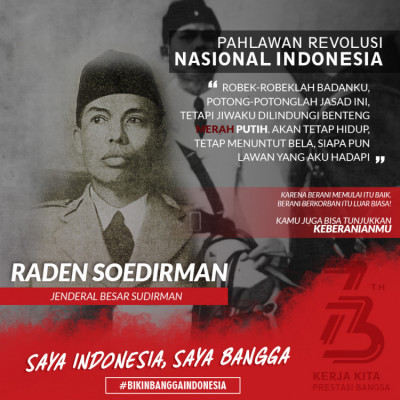 Saya Indonesia, Saya Bangga. Pahlawan Soedirman - 20180806